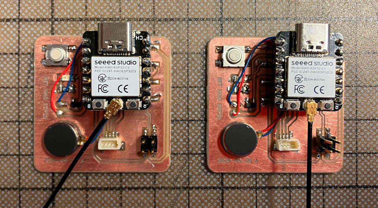 XIAO boards for WIFI communication.
