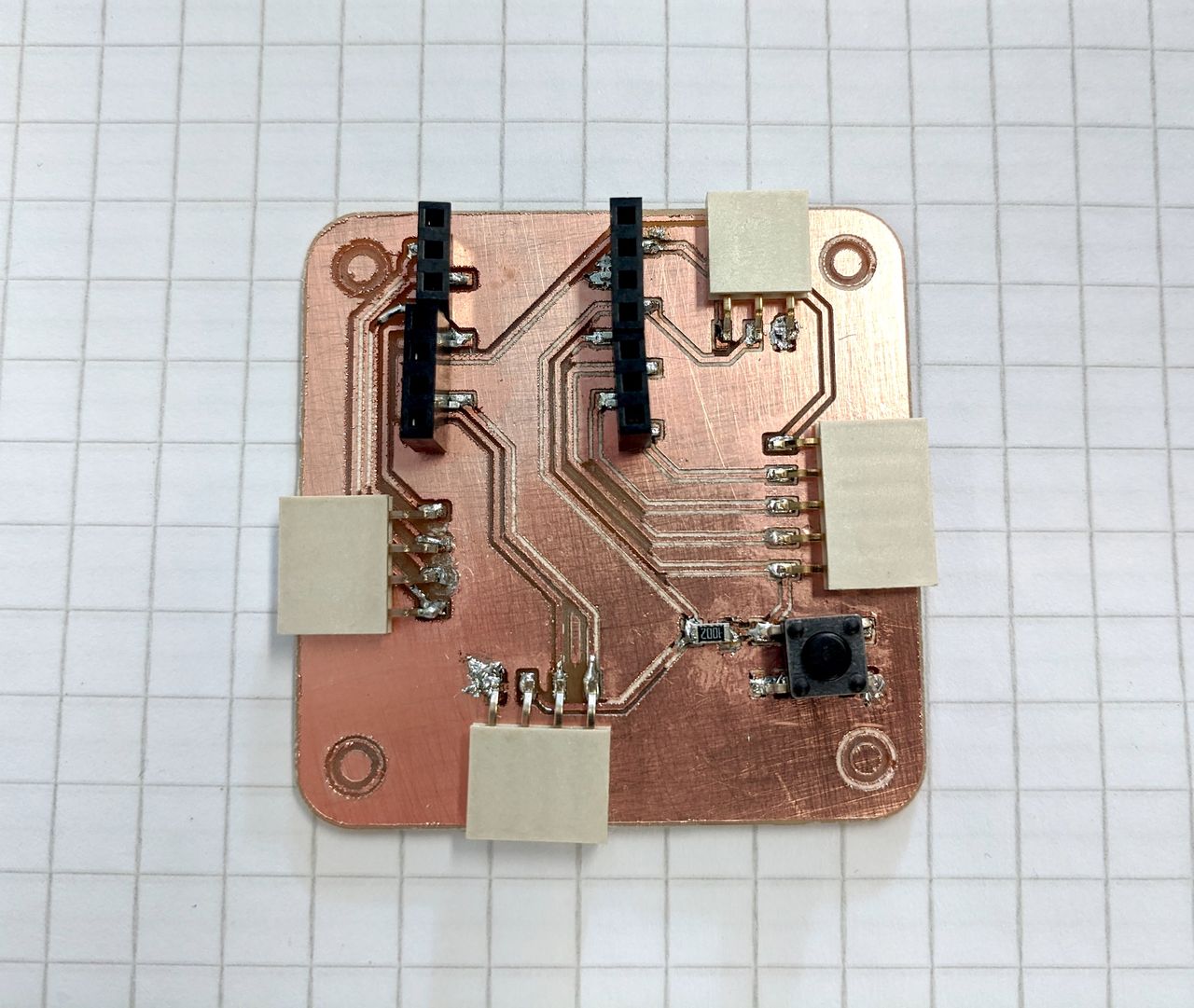 Completed board.