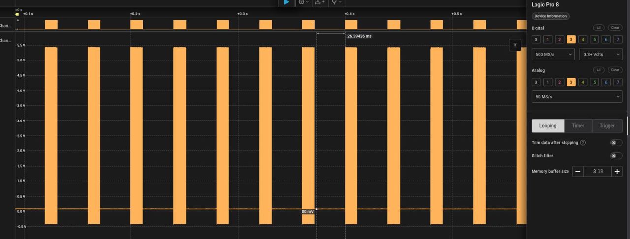 5v data signals.