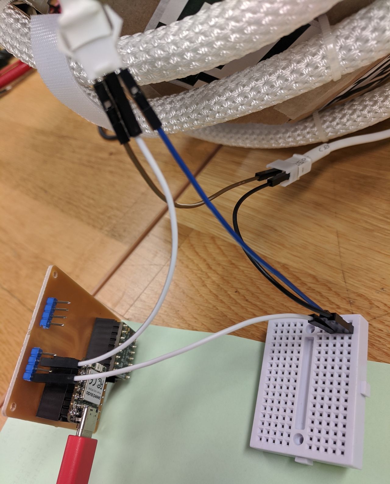 LED rope animation driven from XIAO.